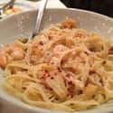 Fettuccine Alfredo w/ Shrimp on Random Best Things To Eat At Macaroni Grill