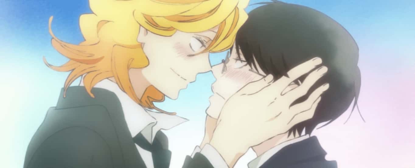 cute gay anime couple having sex