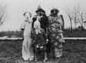 Children Wearing Burlap Sacks As Costumes, 1950  on Random Creepiest Photos From History