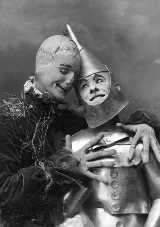 The Scarecrow And Tin Man From 'The Wizard Of Oz' Musical, 1902