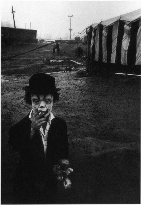 A Clown On His Break, 1958 is listed (or ranked) 11 on the list The Creepiest Photos From History