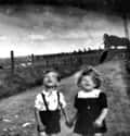 Two Children Captured On Film, Unknown Year on Random Creepiest Photos From History