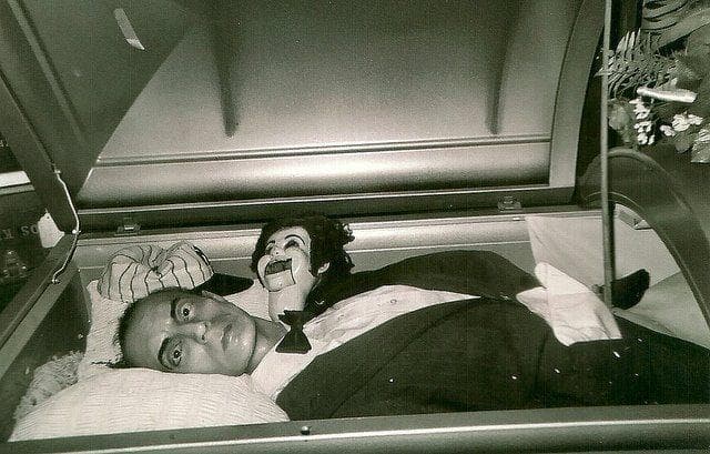 A Man And His Doll Laid To Res... is listed (or ranked) 1 on the list The Creepiest Photos From History