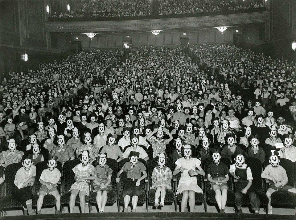 A Micky Mouse Club Meeting, 19 is listed (or ranked) 10 on the list The Creepiest Photos From History