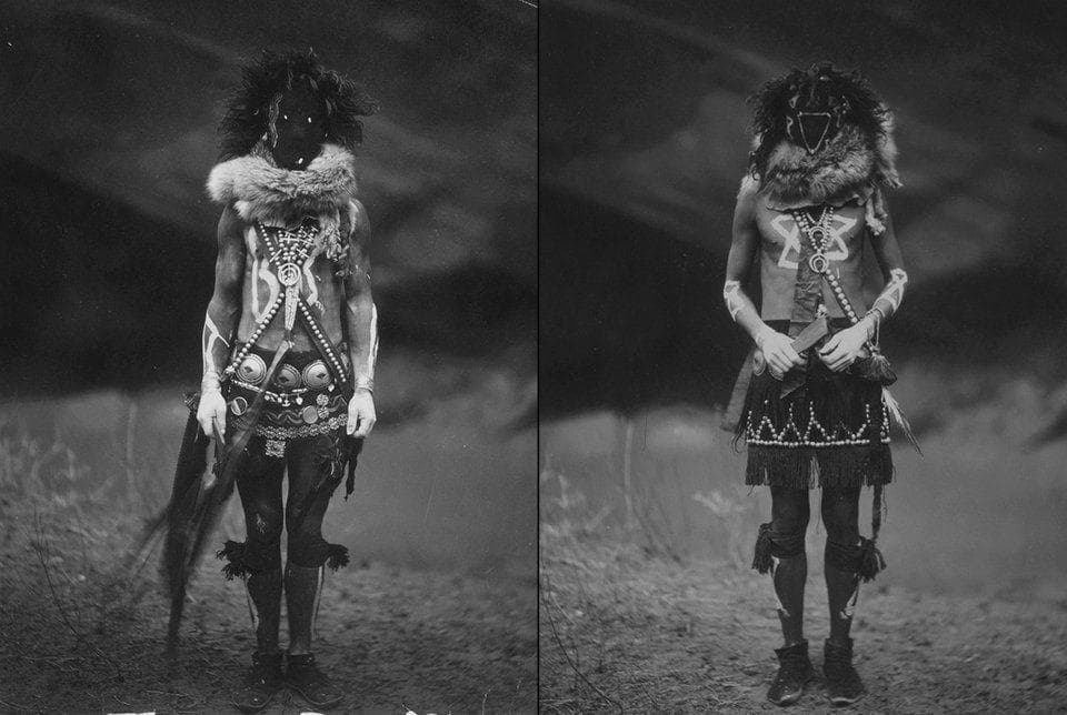 Navajo Men Dressed As The Hunt is listed (or ranked) 21 on the list The Creepiest Photos From History