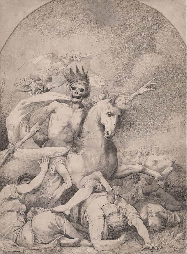 'Death On A Pale Horse' By Ham... is listed (or ranked) 1 on the list The Darkest Paintings From Art History Any Goth Will Appreciate