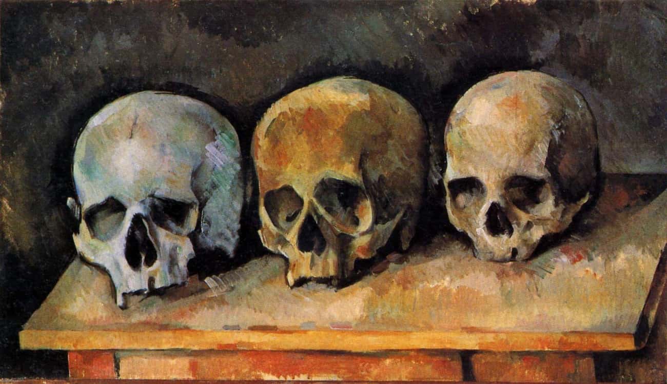 'Three Skulls' By Paul Cézanne, 1901
