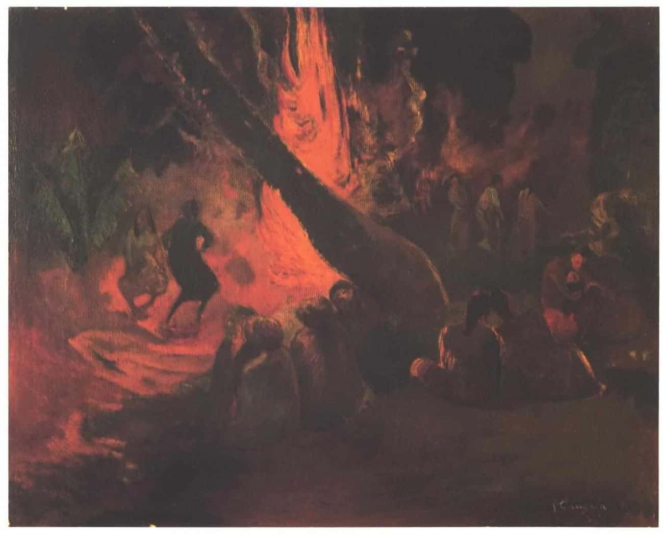'The Fire Dance' By Paul Gauguin, 1891