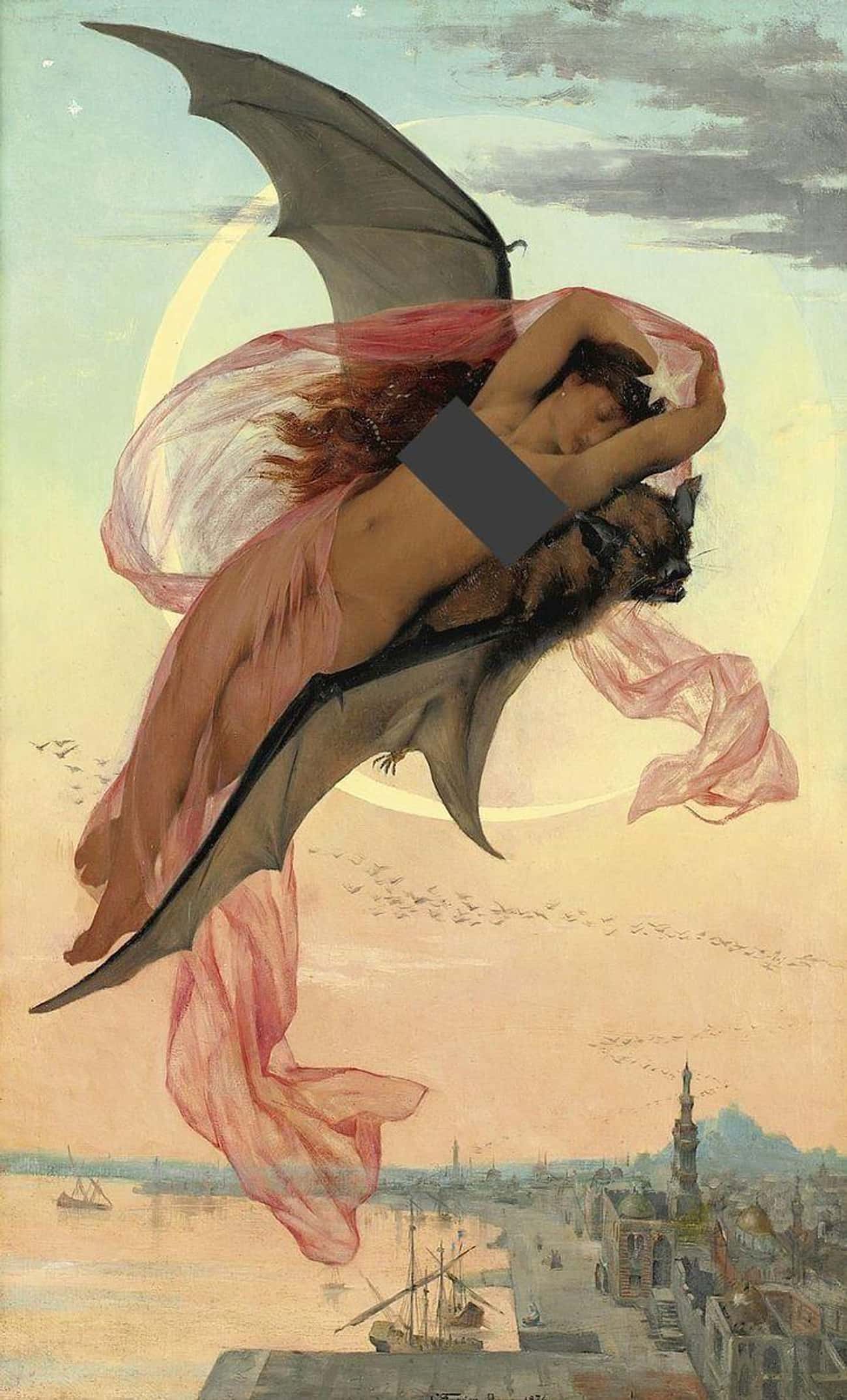 'Moonlit Dreams' By Gabriel Ferrier, 1874