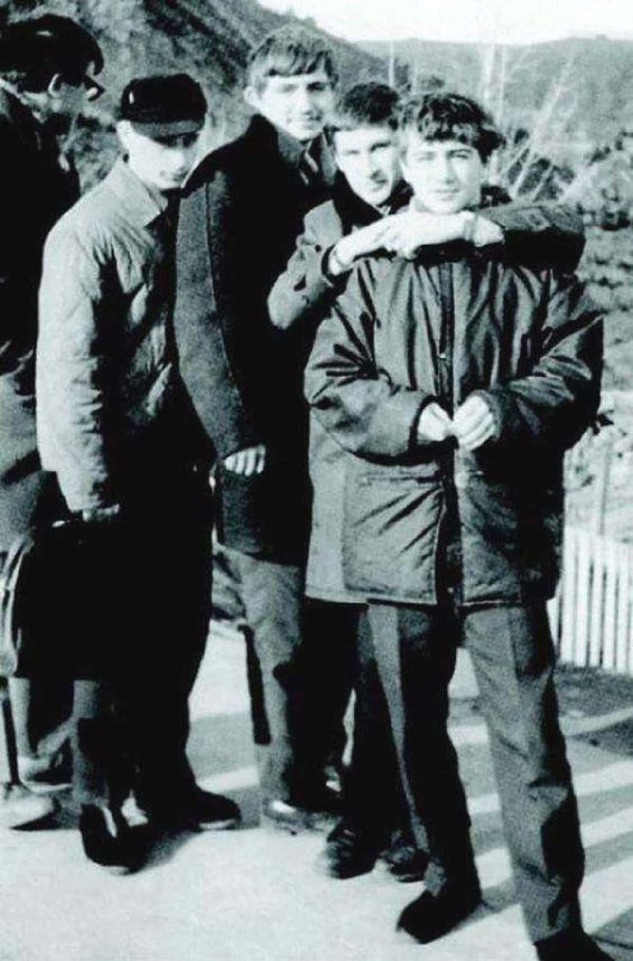 Путин в молодости с друзьями Ротенбергами