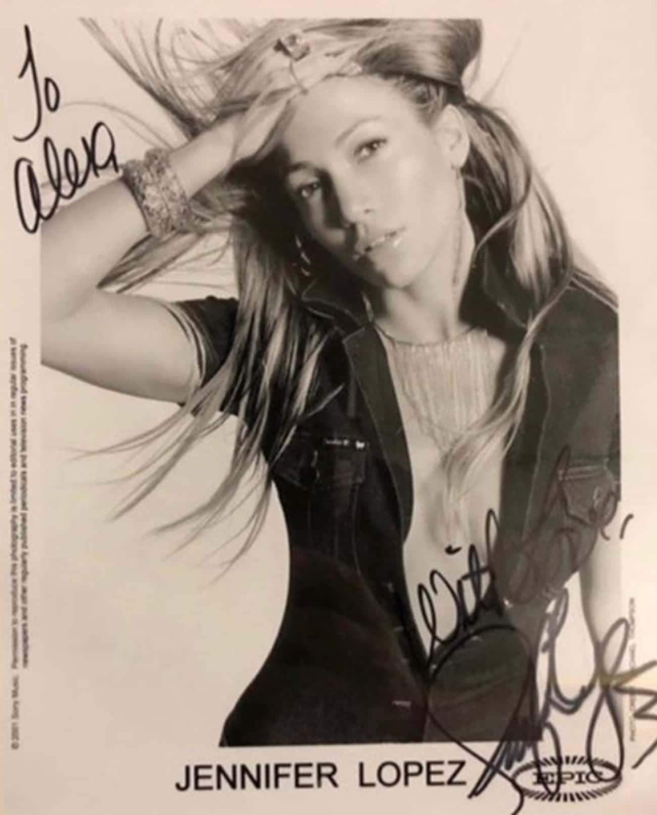 1999: Rodriguez Meets Lopez And Asks For Her Autograph
