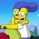 Marge & Homer on Random Greatest Cartoon Couples In TV History