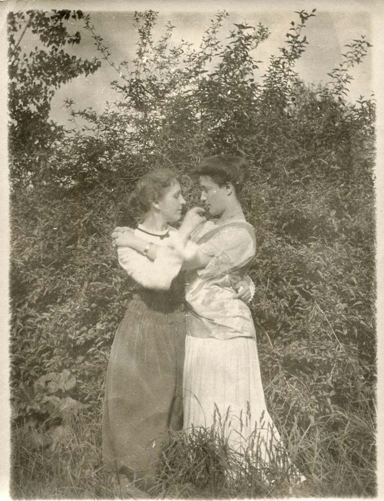 An Affectionate Couple In A Field, Unknown Year