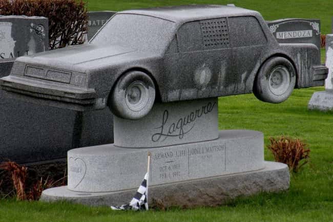 Heaven's Biggest Race Fan is listed (or ranked) 14 on the list Weirdly Fascinating And Bizarre Gravestones From Around The World
