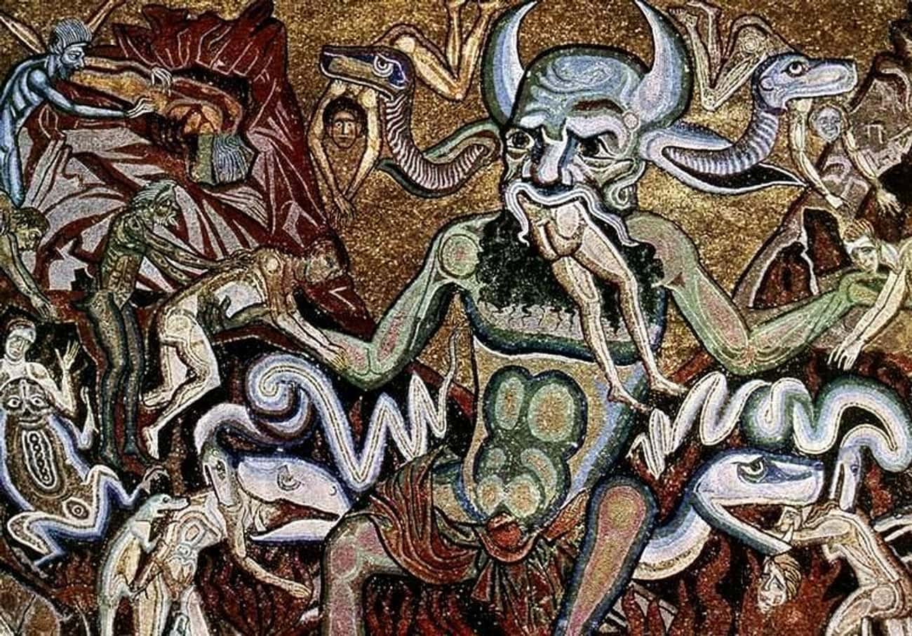 Coppo di Marcovaldo's Satan Is A Demonized Form Of The Greek God Pan