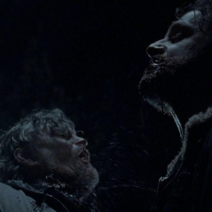 When Rick used his teeth to rip out Joe's throat.