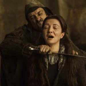 Robb And Catelyn Fall At The Red Wedding