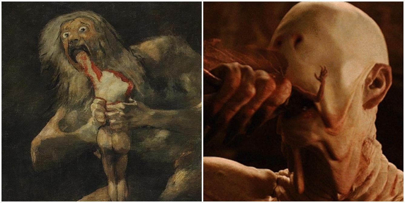 Saturn Devouring His Son - The Pale Man From 'Pan's Labyrinth'