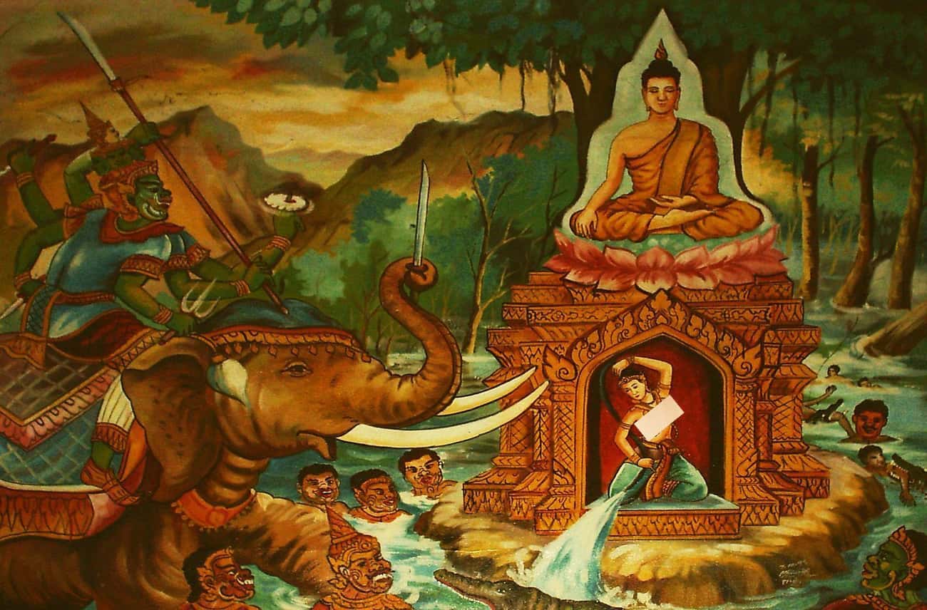 The Demon Māra Tried To Prevent Siddhartha Gautama From Achieving Enlightenment