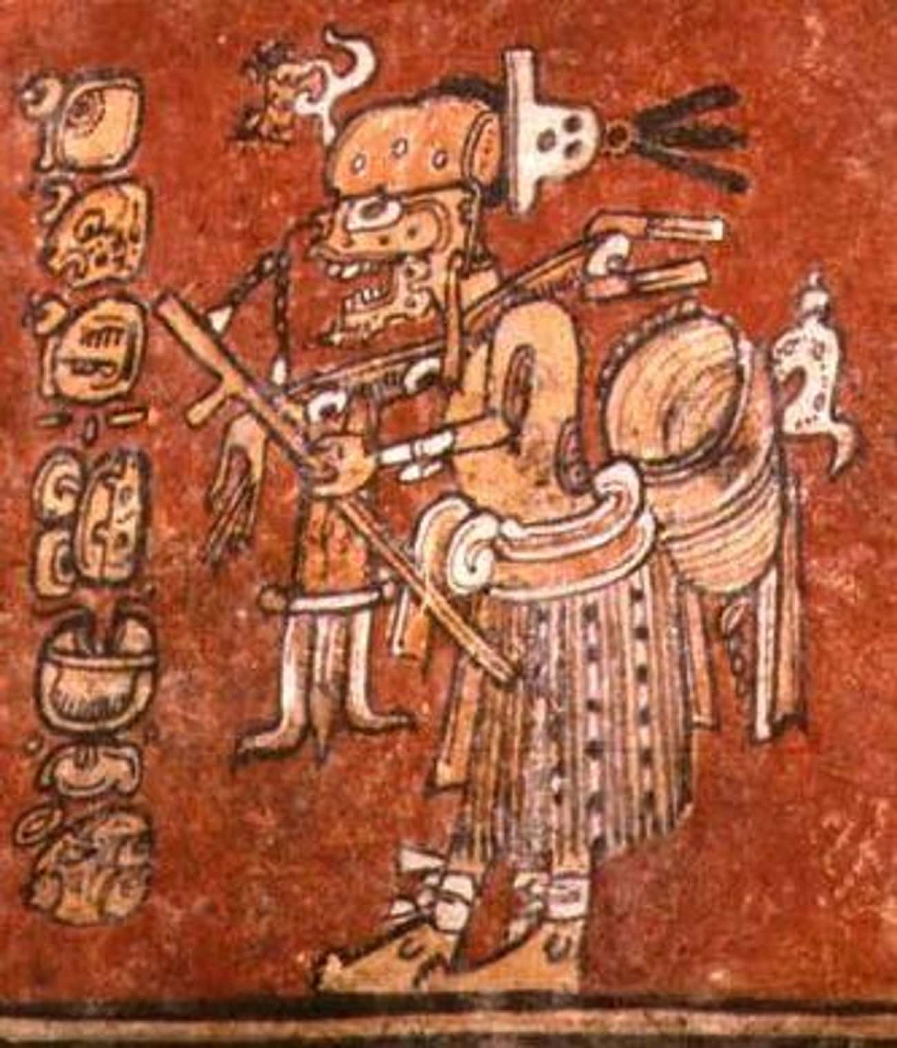 Cizin, One Of The Mayans’ Many Death Gods, Wears A Collar Of Human Eyeballs