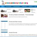 preschoolactivities.org on Random Best Websites For Kids