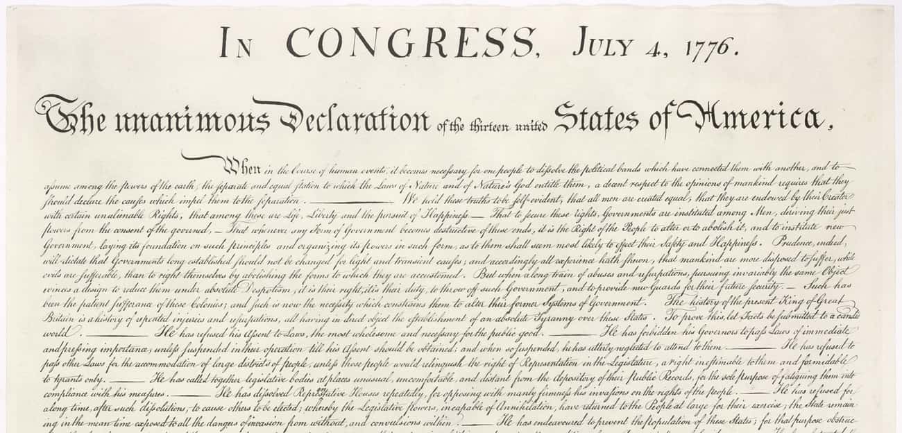 MYTH: The Continental Congress Declared Independence From England On July 4, 1776