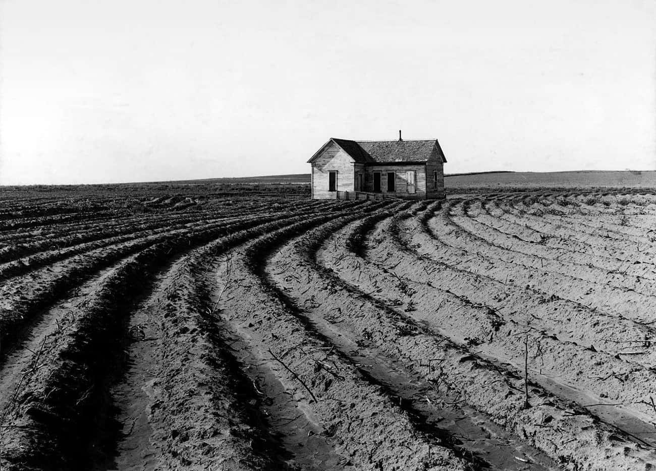 Abandoned Farmland Along The Texas Panhandle, 1938