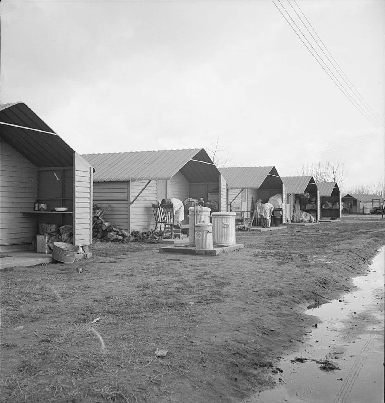 A Migrant Camp In Farmersville, CA, 1939