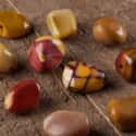 ThrowinStones Mookaite Jasper Beads on Random Best Crystals For Meditation
