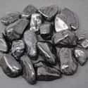 Tumbled Set of 6 Black Tourmaline Grounding Crystals on Random Best Crystals for Grounding