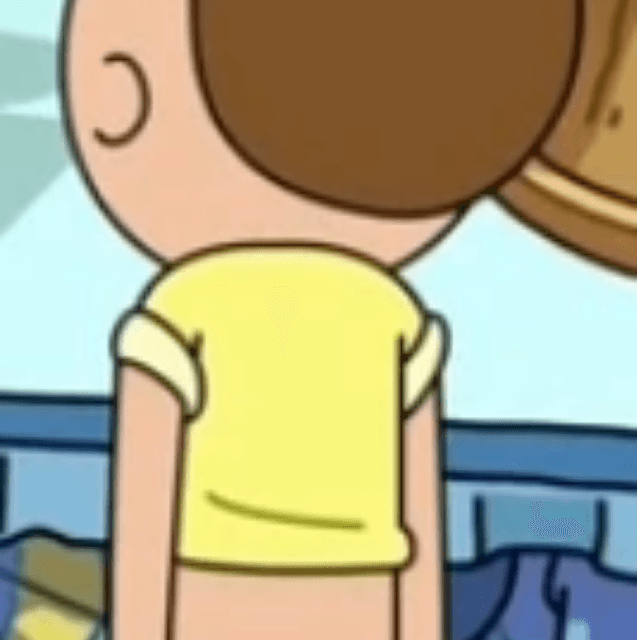 Crop Top Morty on Random Versions Of Morty That We've Seen On Rick And Morty