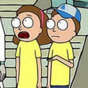 Dipper and Mabel Mortys on Random Versions Of Morty That We've Seen On Rick And Morty