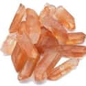 Tangerine Quartz Empathic Warrior Rough Crystal on Random Best Crystals for Grounding