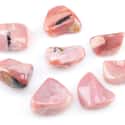 ThrowinStones Pink Opal Tumbled Stones on Random Best Crystals for Grounding