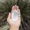 Large Crystal Selenite Spiritual Healing Palmstone on Random Best Crystals for Purification