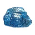 Natural Rough Blue Apatite Specimen on Random Best Crystals for Purification