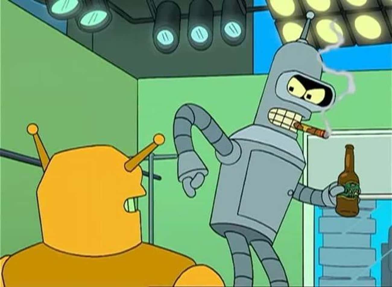 Bender Shined His Butt Plate Thanks To Fry