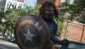 The Winter Soldier Throws Cap’s Shield Through A Van on Random Most Impressive Feats Of Strength In The MCU