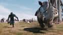 Black Panther Wrestles Down A Rhinoceros on Random Most Impressive Feats Of Strength In The MCU