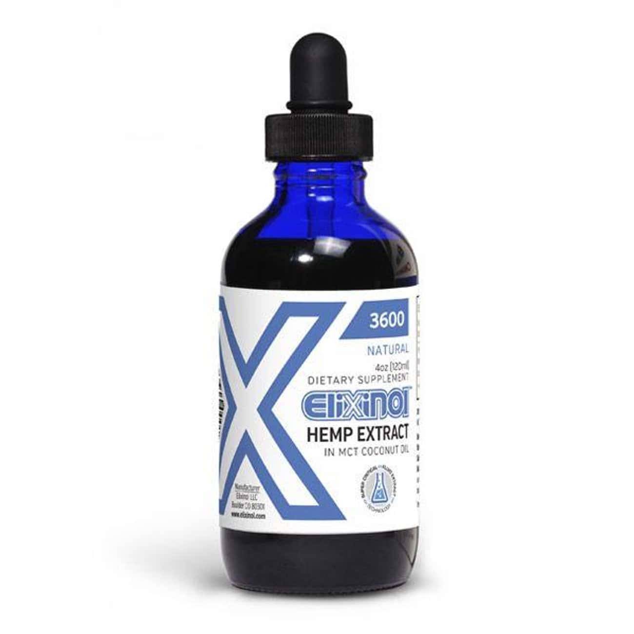 Elixinol CBD Tincture – Hemp Oil Drops CBD – Natural Flavor