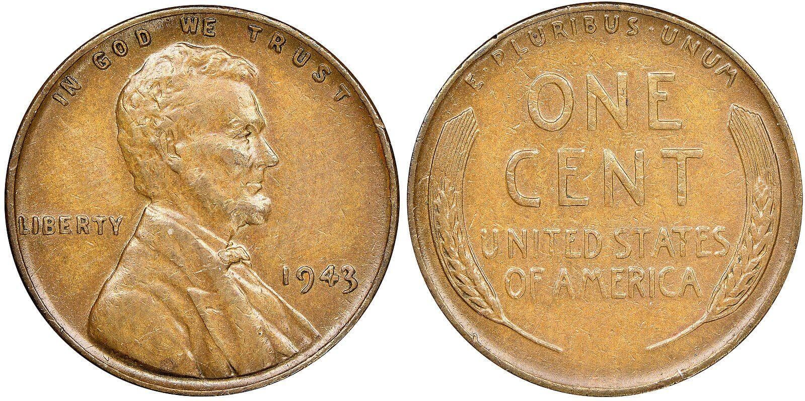 1943-S Copper Lincoln Wheat Penny