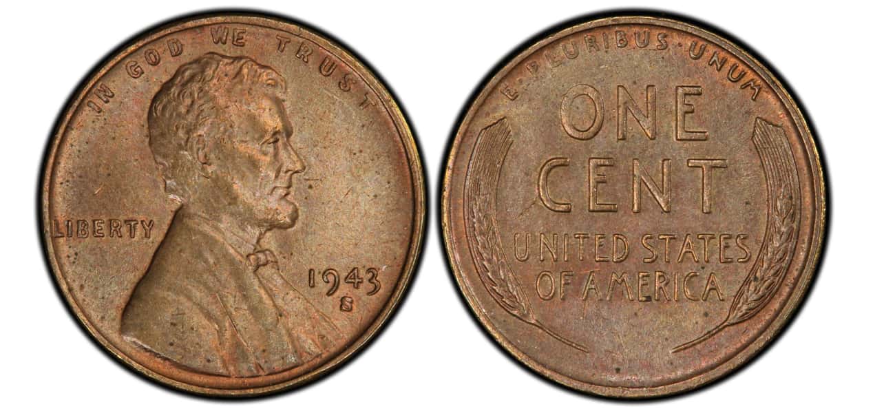 1943-S Copper Lincoln Wheat Penny