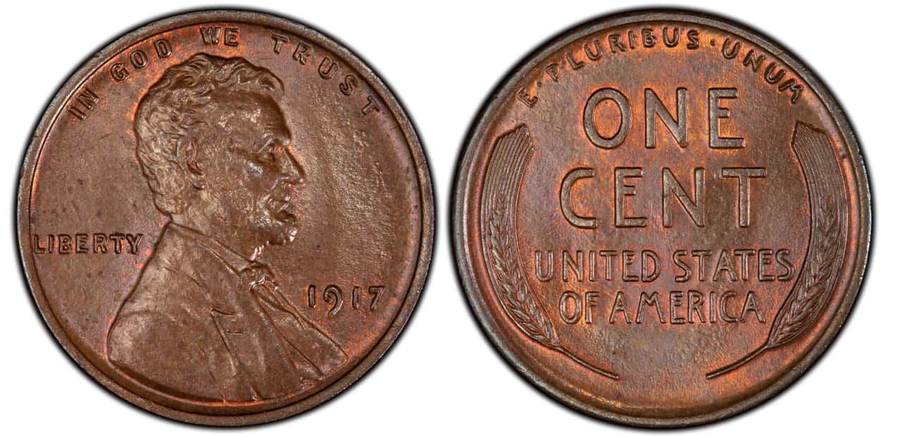 1917 Doubled Die Lincoln Wheat Penny