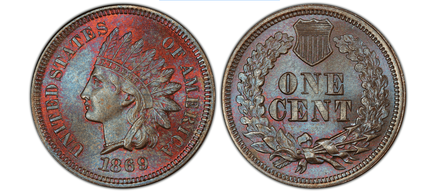 1869 Indian Head Penny