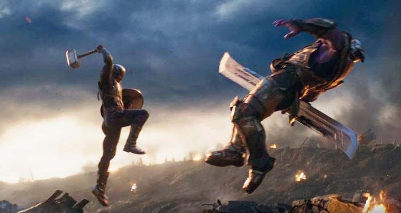 Captain America Versus Thanos