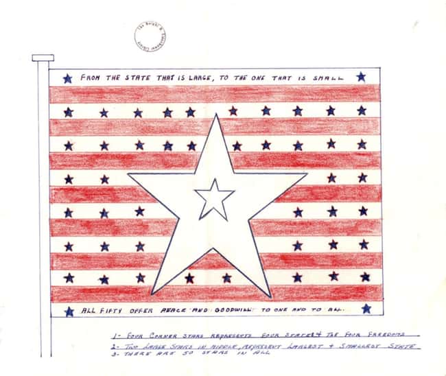 A Representation Of The Four F is listed (or ranked) 13 on the list Thousands Of People Sent The White House Designs For American Flags In The 1950s