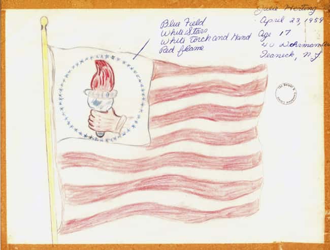 Carrying The Torch is listed (or ranked) 12 on the list Thousands Of People Sent The White House Designs For American Flags In The 1950s