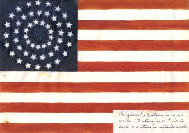Going In Circles is listed (or ranked) 3 on the list Thousands Of People Sent The White House Designs For American Flags In The 1950s