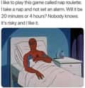 Nap Roulette on Random Mental Health Memes That Are Both Funny And Sad