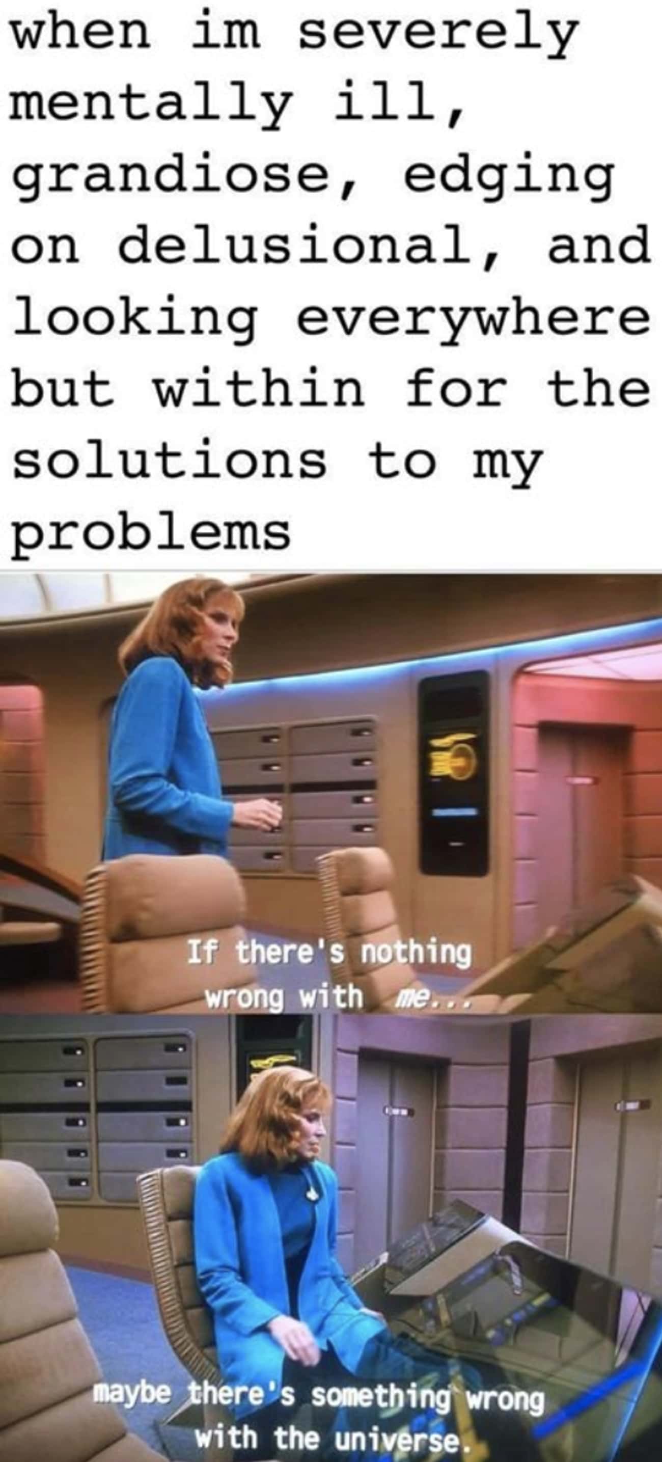 It's The Universe's Problem